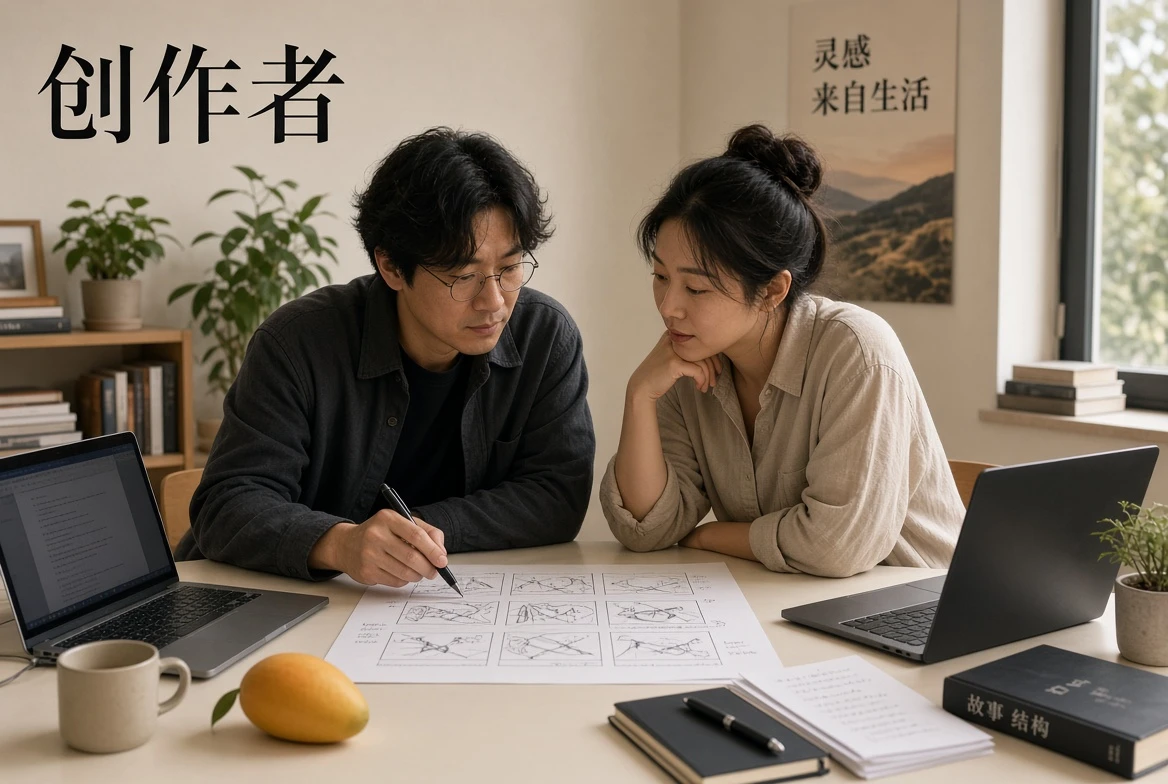 黄果短视频创意人物图